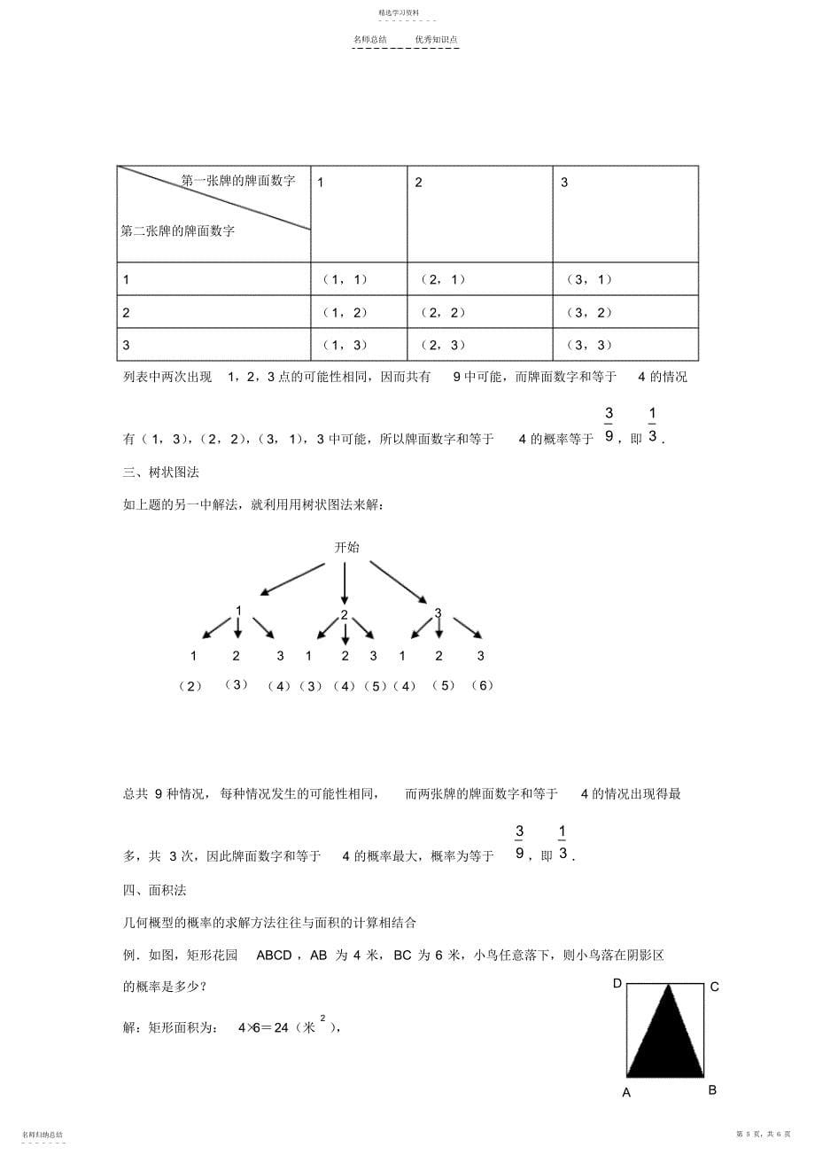 2022年高三数学概率统计知识点归纳_第5页