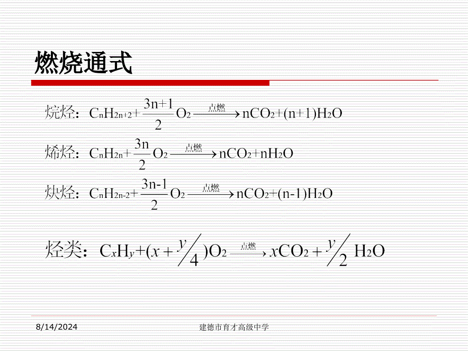 烃(CxHy)的燃烧规律.ppt_第2页