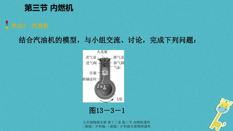 最新九年级物理全册第十三章第三节内燃机课件新版沪科版新版沪科级全册物理课件_第4页