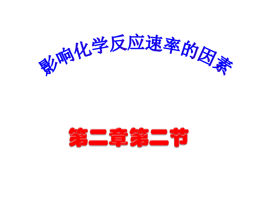 影响化学反应速率的因素课件.ppt_第1页