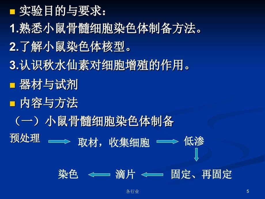 小鼠骨髓细胞染色体制备与观察【稻谷书屋】_第5页