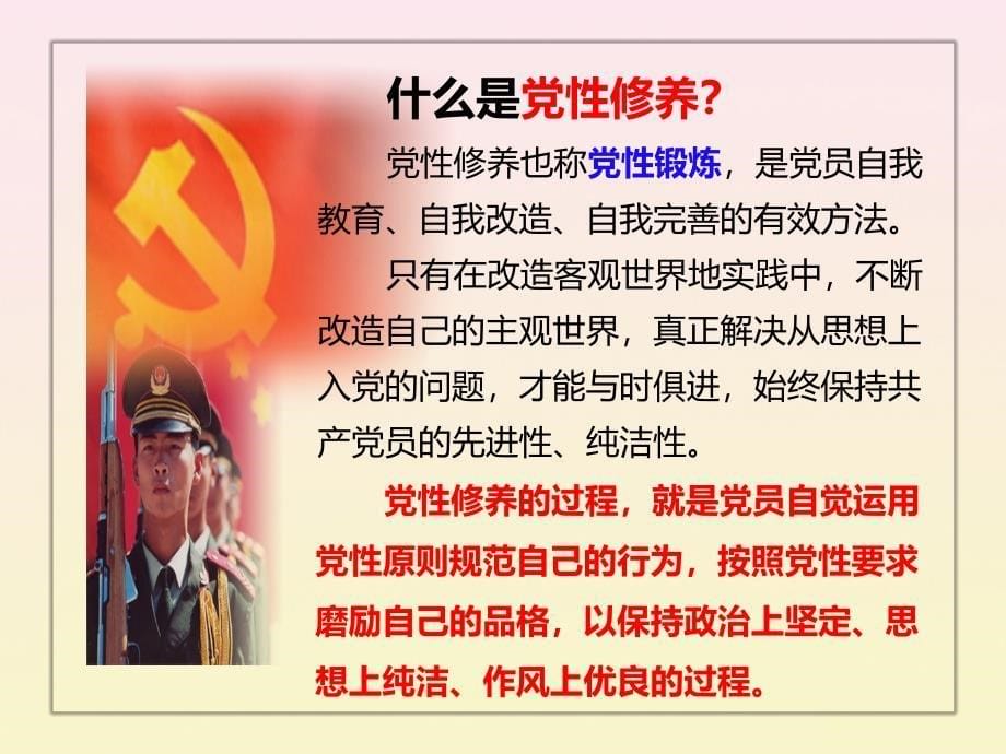 加强党性修养-党课课件_第5页