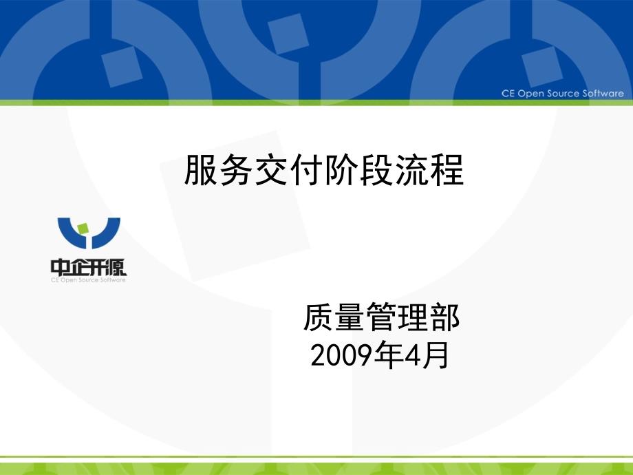 产品项目服务交付阶段流程培训_第1页