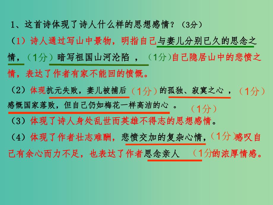 2019年高考语文古诗鉴赏专题25诗歌鉴赏规范答题一课件.ppt_第4页