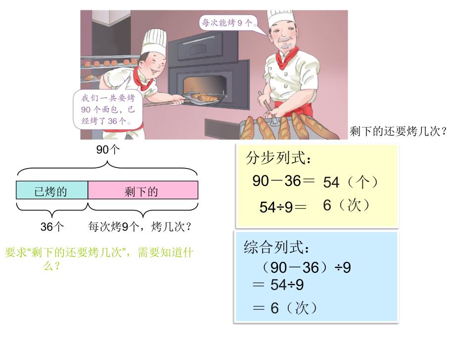 数学二年级下混合运算例4解决问题_第4页