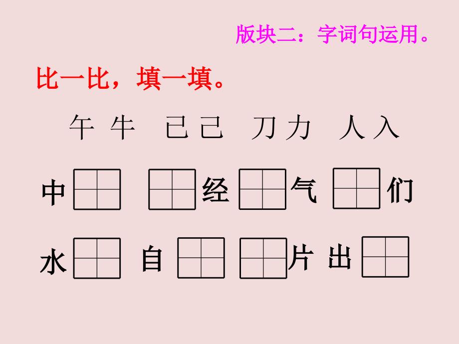 一年级下册(2016部编）《语文园地七：识字加油站 字词句运用》课件（18页）_《语文园地七：识字加油站+字词句运用》第1套_第4页