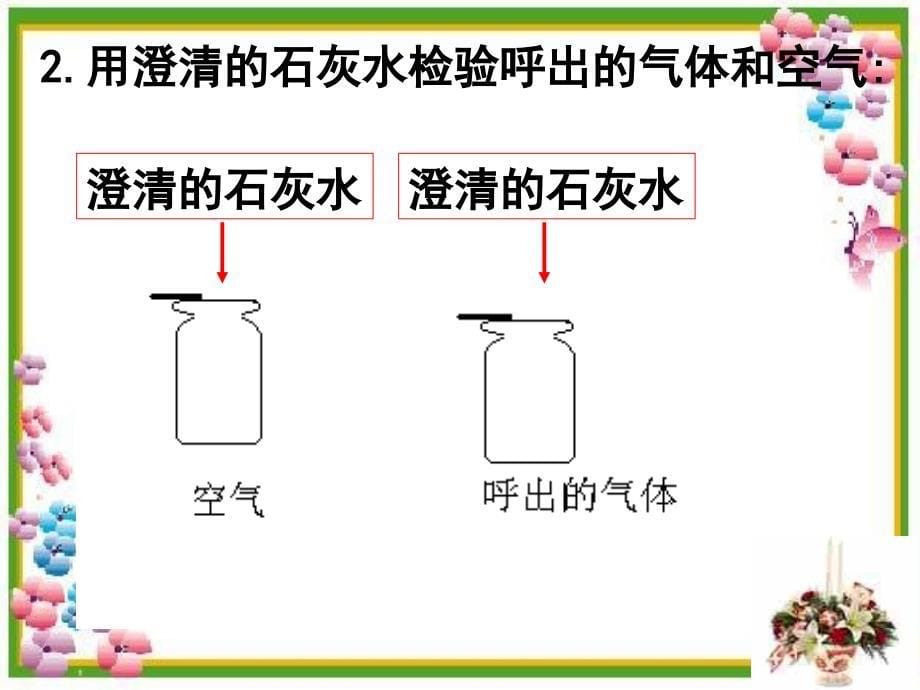 对人体吸入的空气和呼出的气体的探究ppt课件_第5页