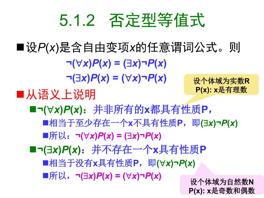 交大数理逻辑课件5-1谓词逻辑的等值和推理演算.ppt_第3页