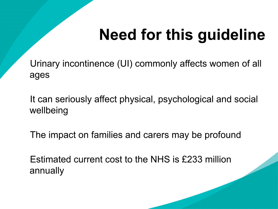 Urinary incontinence in women_第3页