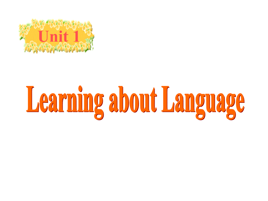 人教版高中英语选修10课件Unit1Learningaboutlanguage共16张PPT_第1页