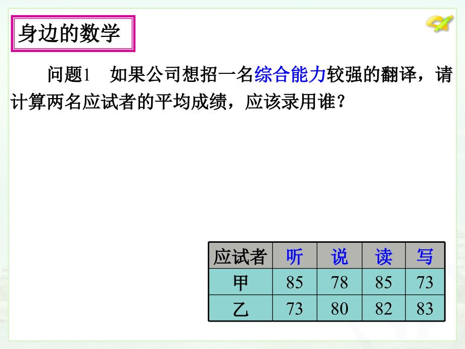 2011　平均数（1）_第4页