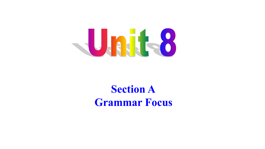 人教版黄冈九年级英语上册课件Unit8ItmustbelongtoCarlaGrammarFocus共24张PPT_第1页