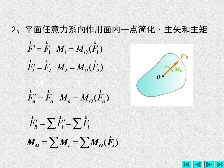 工程力学教学课件PPT平面任意力系_第4页