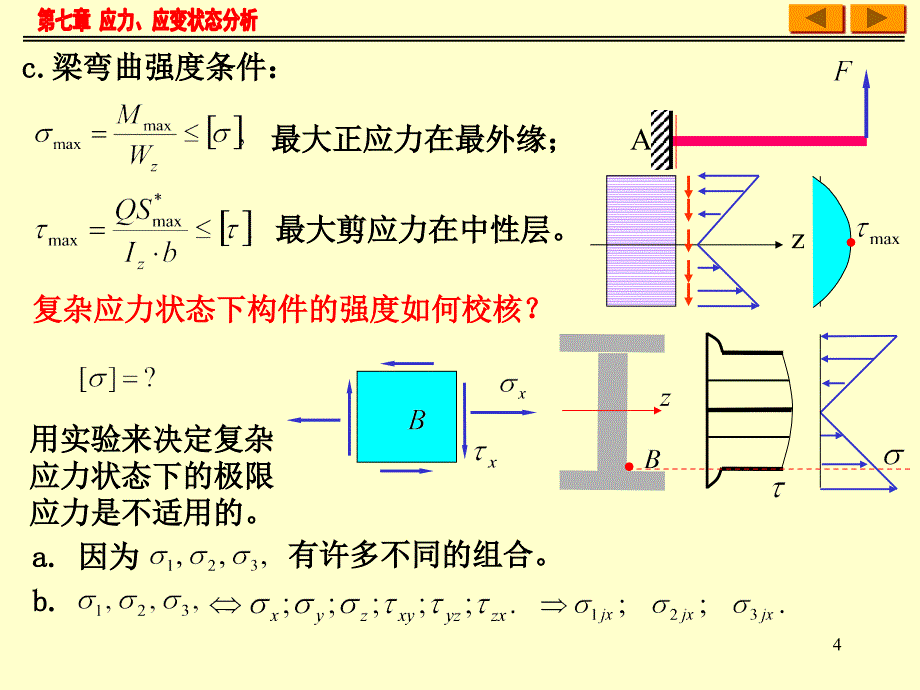 工程力学：第八章强度理论与组合变形a_第4页