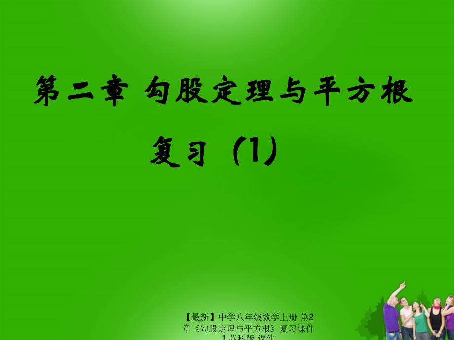 最新八年级数学上册第2章勾股定理与平方根复习1苏科版_第3页