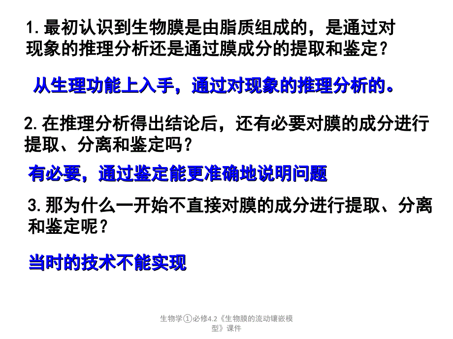 生物学必修4.2生物膜的流动镶嵌模型课件_第4页