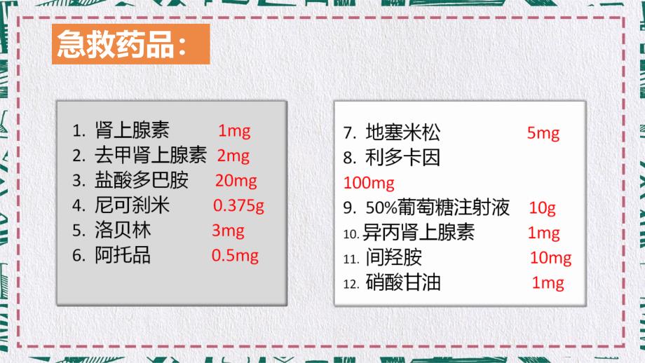 医院医疗急救药品机制PT教学课件_第2页