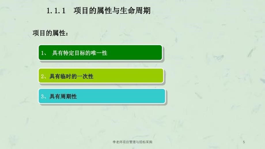 李老师项目管理与招标采购课件_第5页