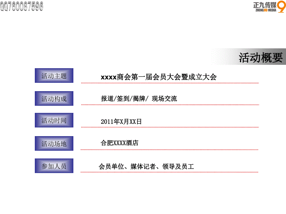 商会第一届会员大会暨成立大会活动策划方案_第4页