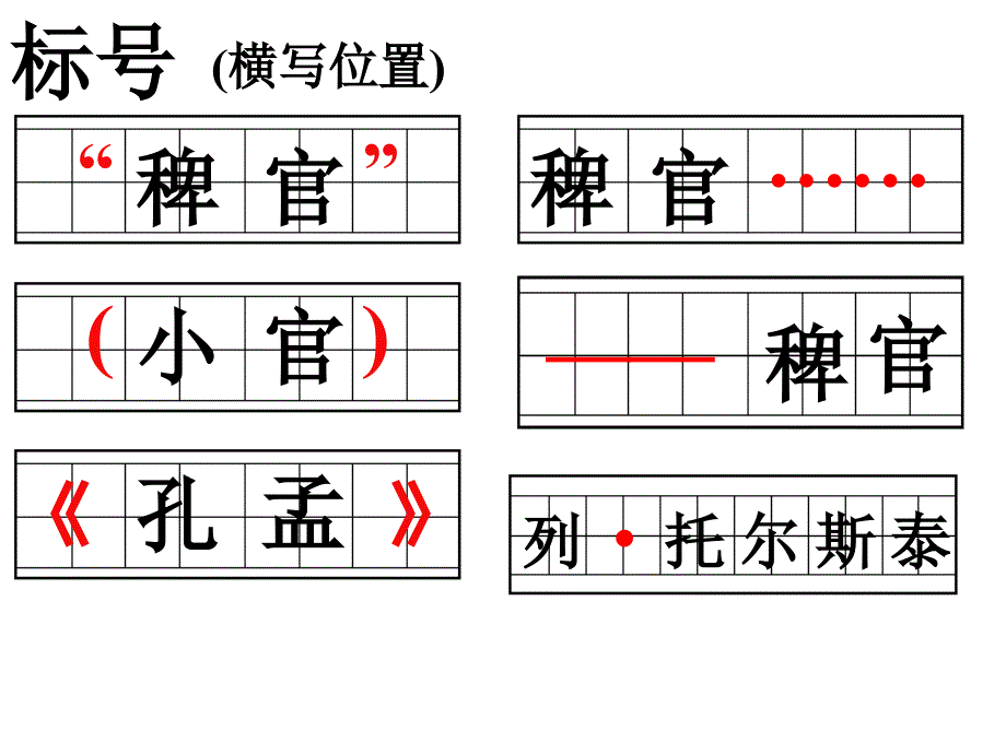 标点符号和题目的写法演示PPT课件_第3页