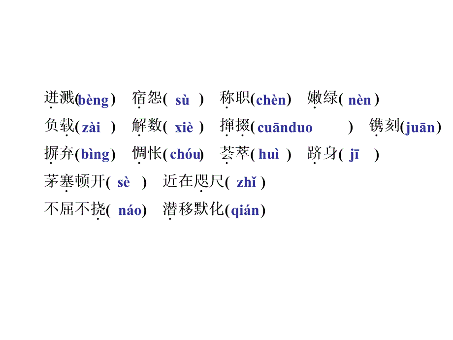 初中课内词语集锦_第3页