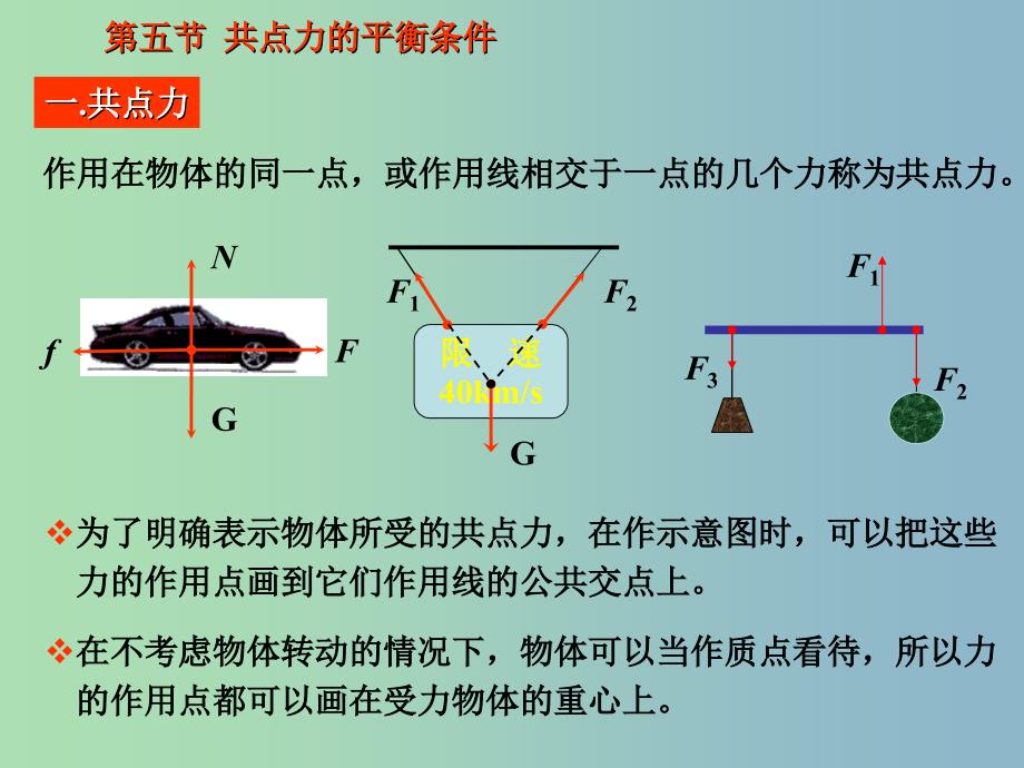 高三物理一轮复习 共点力的平衡条件课件.ppt_第1页