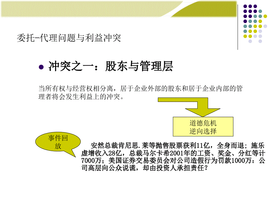 利益冲突股东和管理者.ppt_第3页