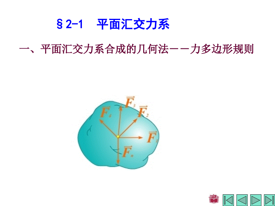 理论力学课件：第二章 平面力系_第2页