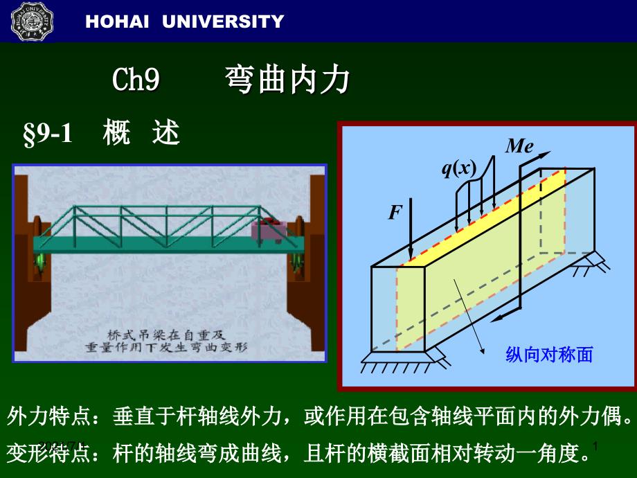 工程力学材料力学弯矩计算_第1页