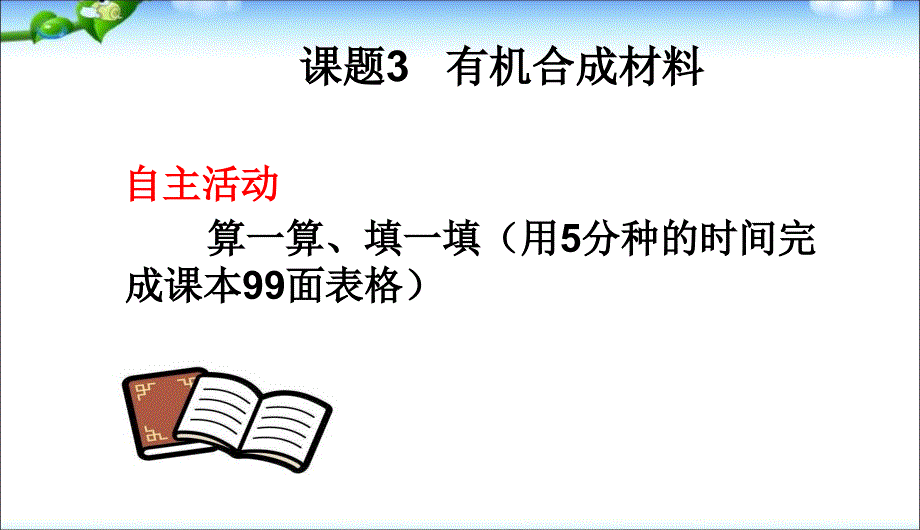 化学3课题3有机合成材料课件精品中学ppt课件_第2页