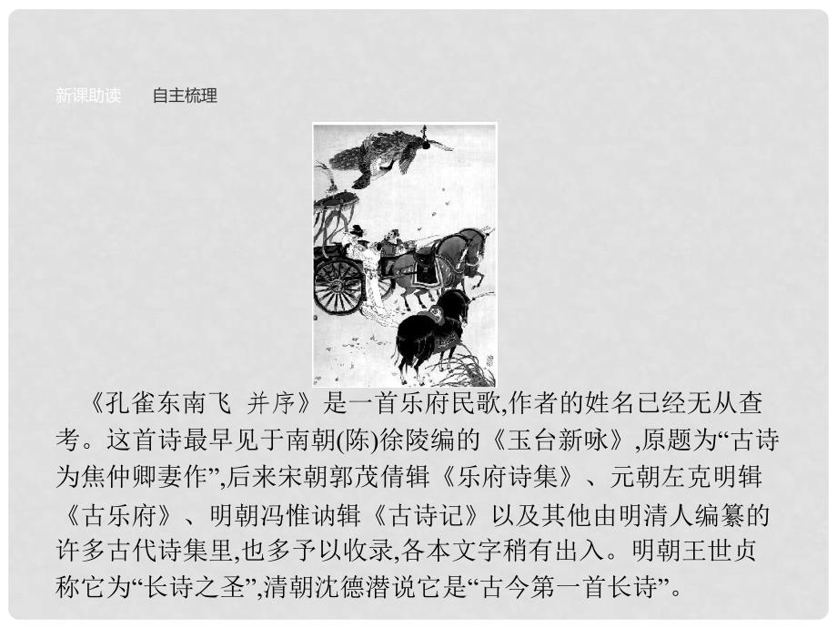 高中语文 6 孔雀东南飞 并序课件 新人教版必修2_第3页