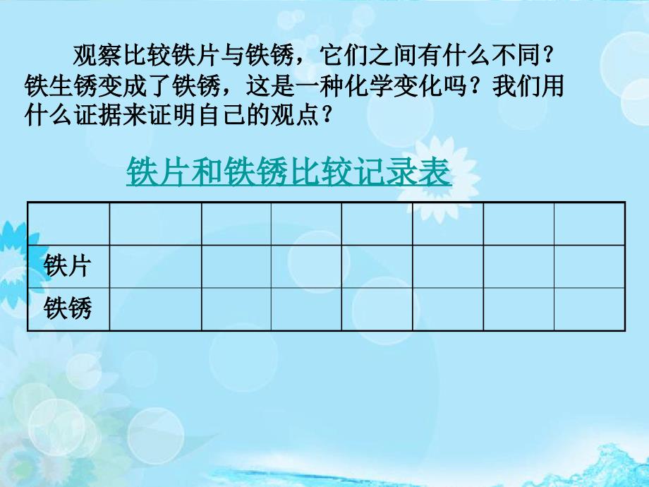 六年级科学上册第2单元7铁生锈课件5青岛版_第3页