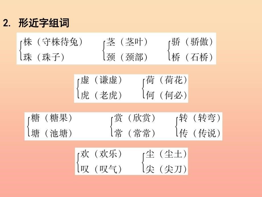 2019三年级语文下册 第二单元知识盘点二课件 新人教版.ppt_第5页