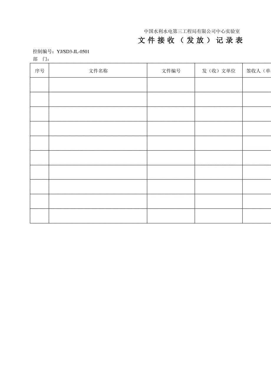 质量记录表格(最新)_第5页