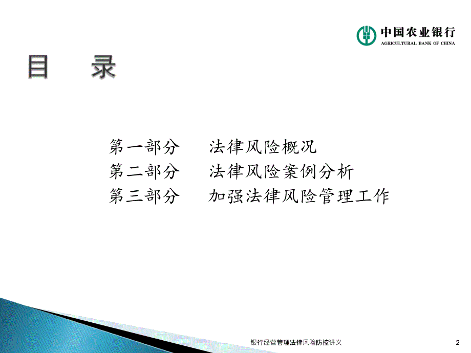 银行经营管理法律风险防控讲义课件_第2页