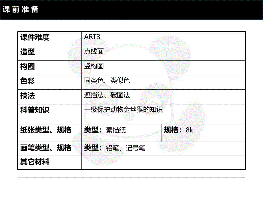 四年级上册美术课外班课件ART3丛林里的金丝猴全国通用共21张PPT_第2页