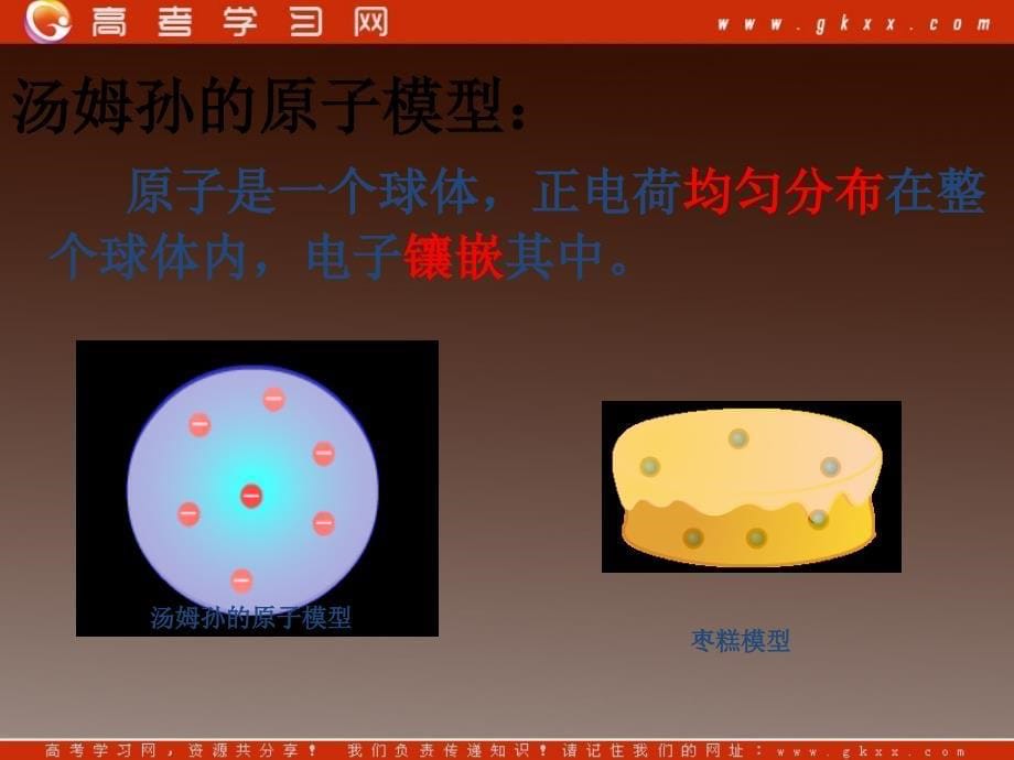 物理：《原子的核式结构模型》课件（教科版选修3-5 ）_第5页