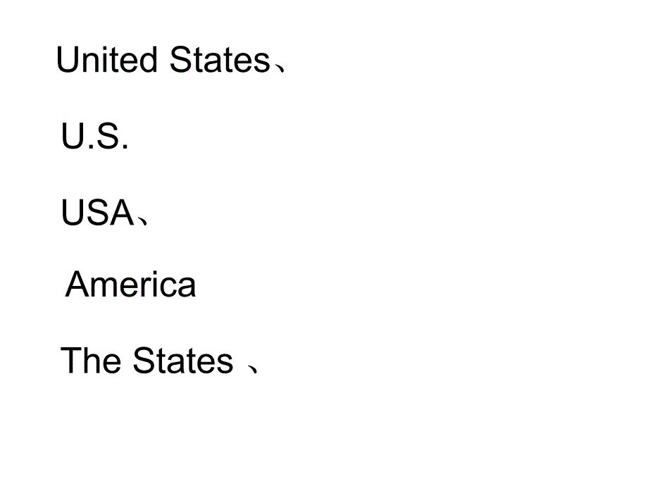 用英语介绍美国简单介绍并且有图片ppt课件_第4页