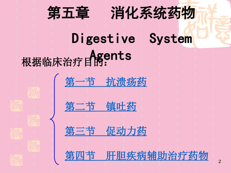 南华大学药物化学第五章消化系统药物ppt课件_第2页