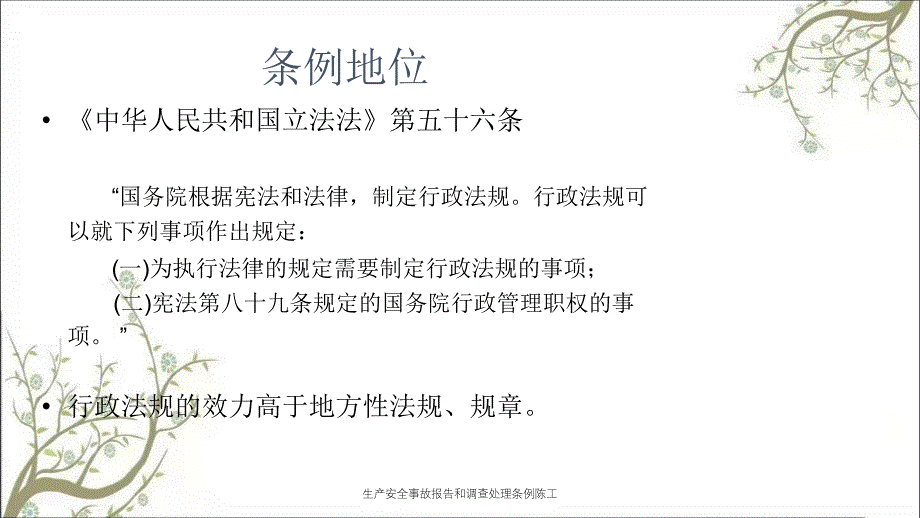 生产安全事故报告和调查处理条例陈工PPT课件_第2页