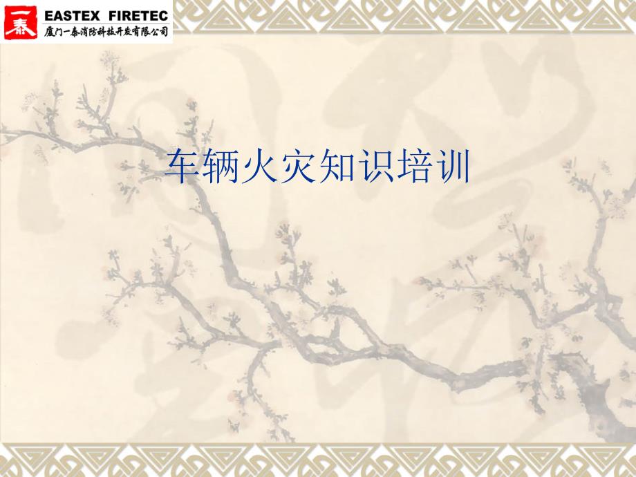车辆火灾知识培训_第1页