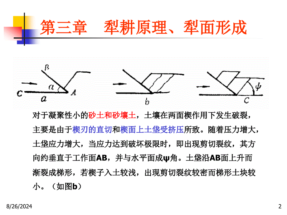 农业机械化设计第三 犁耕原理与犁面形成_第2页