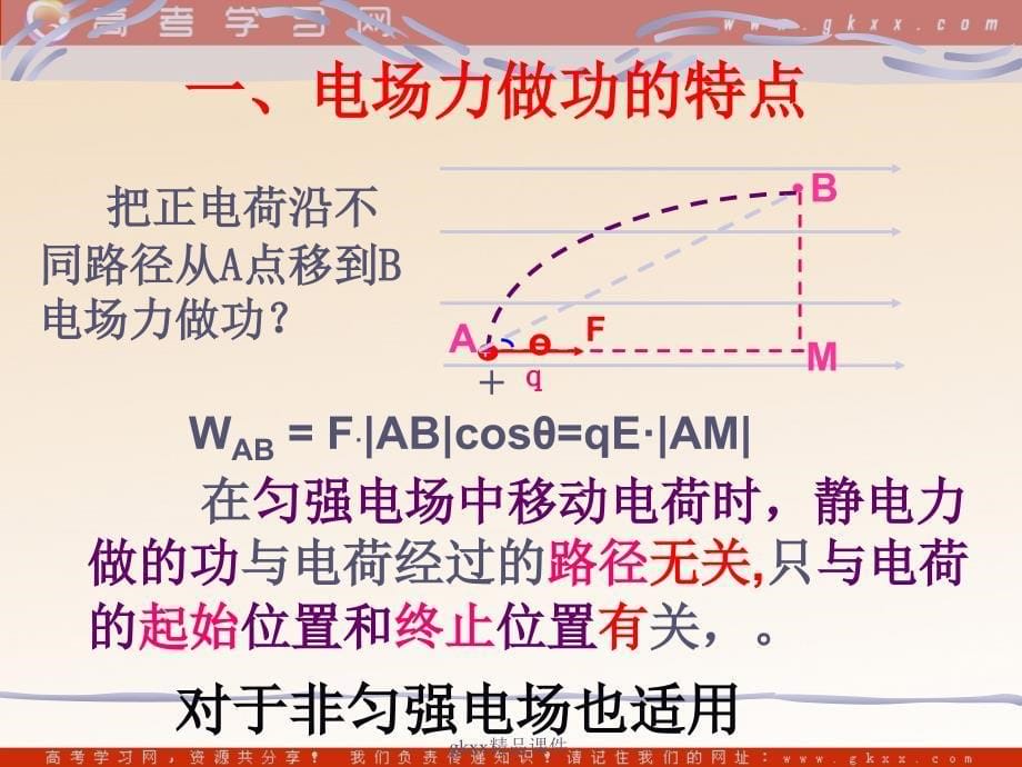 高中物理《电场力做功与电势能》课件1（鲁科版选修3-1）（15张PPT）_第5页