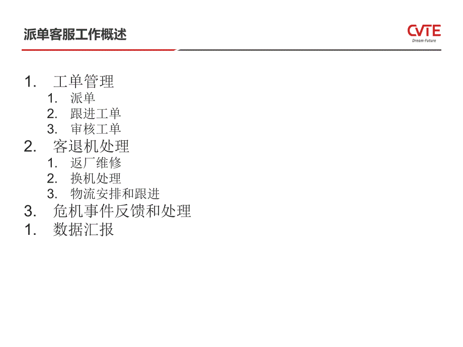 交互智能平板培训派单客服日常工作培训——工单管理 v2.0英语_第2页