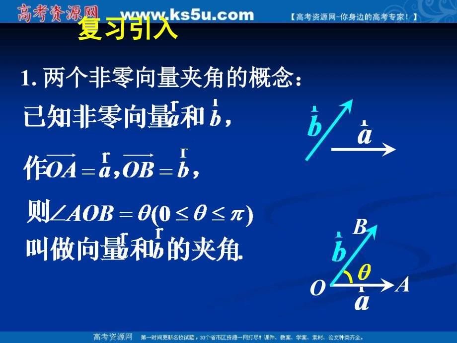 平面向量数量积的物理背景及其含_第5页