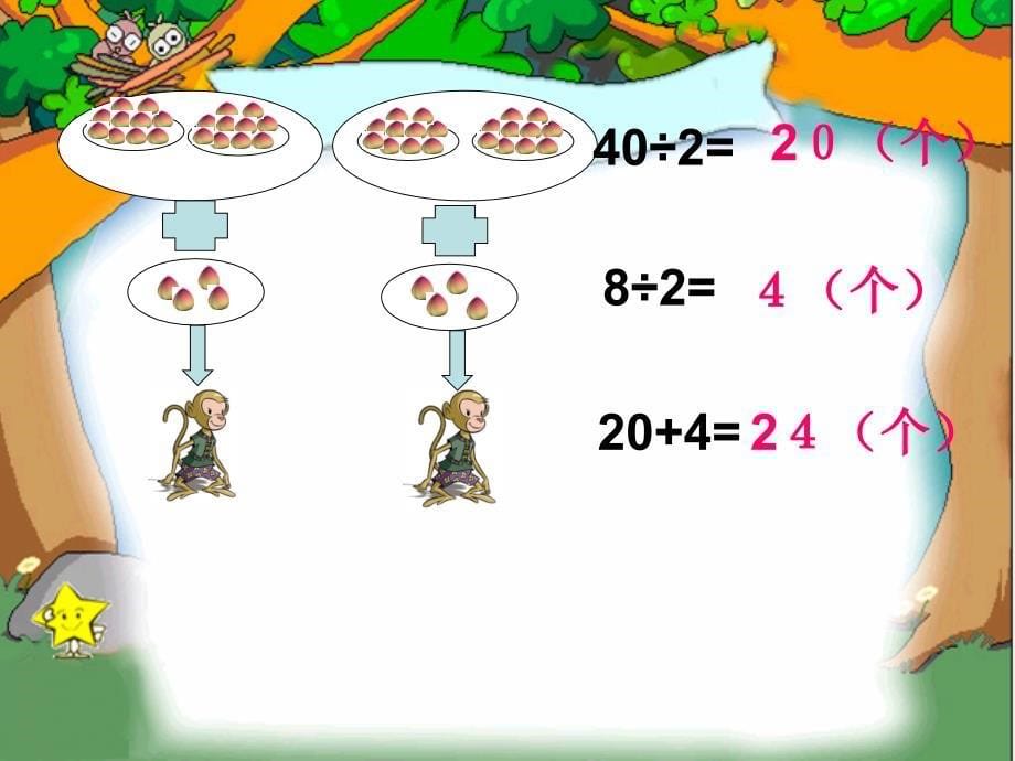 北大版数学三上分桃子ppt课件3_第5页