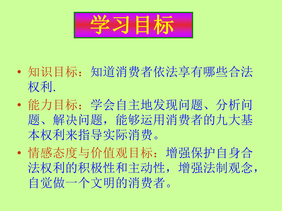 八年级政治上册第八课做合格的消费者第2课时上帝的权利课件人民版_第3页