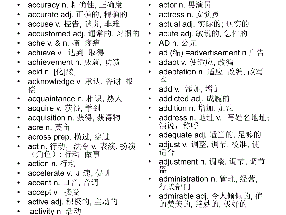 A字母开头的高考词汇.ppt_第2页