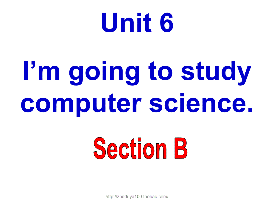 英语八年级上册 Unit6 SectionB 1a1e_第1页