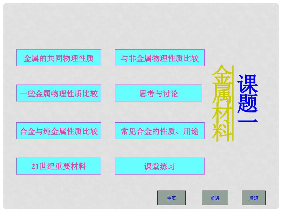 河南省郸城县光明中学九年级化学下册 金属材料教学课件1 新人教版_第3页